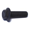 Midwest Fastener Class 10.9, M12-1.75 Flange Bolt, Black Phosphate Steel, 40 mm L, 3 PK 78464